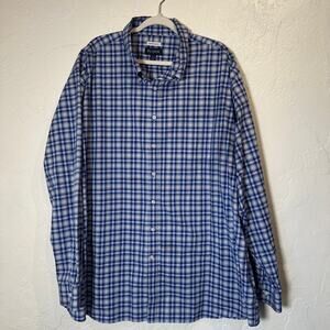 Jos. A. Bank Size 3XLT Traditional Fit Button Down Plaid Business Casual Office